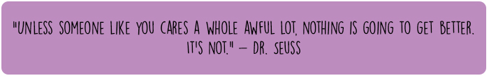 dr seuss quote purple